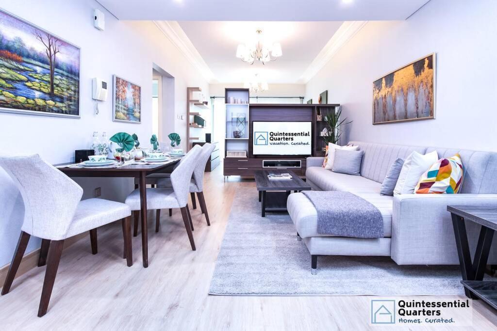 Downtown Cozy Home + Partitioned Living Room Dubai Bagian luar foto